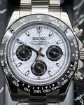 SikVivo Custom Seiko Daytona — "White Marble" Chronograph